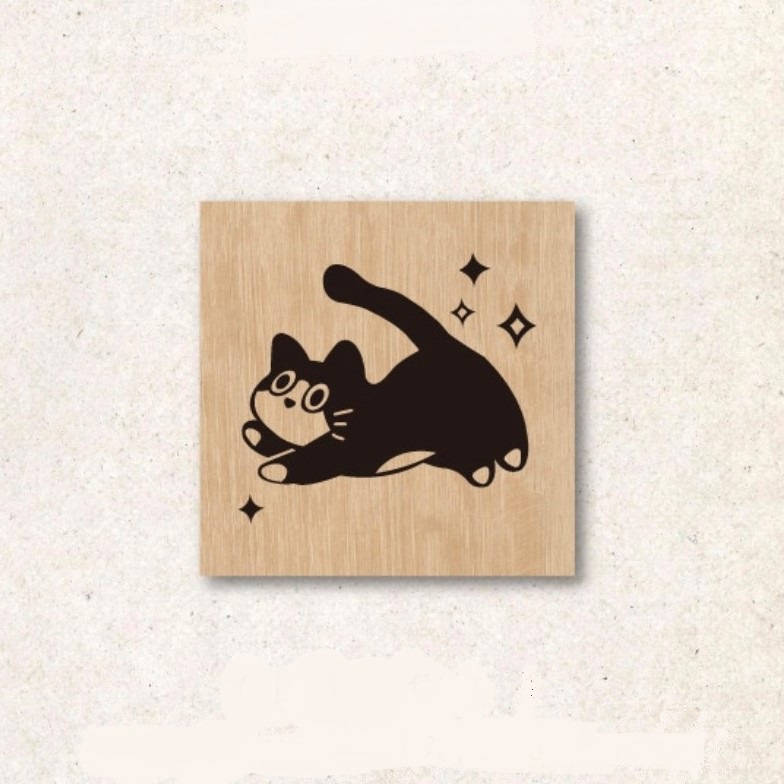 【特別注文】0070279 キャット 猫 ネコ ステッカー シール 文具 ステーショナリー DIY デコ 卸